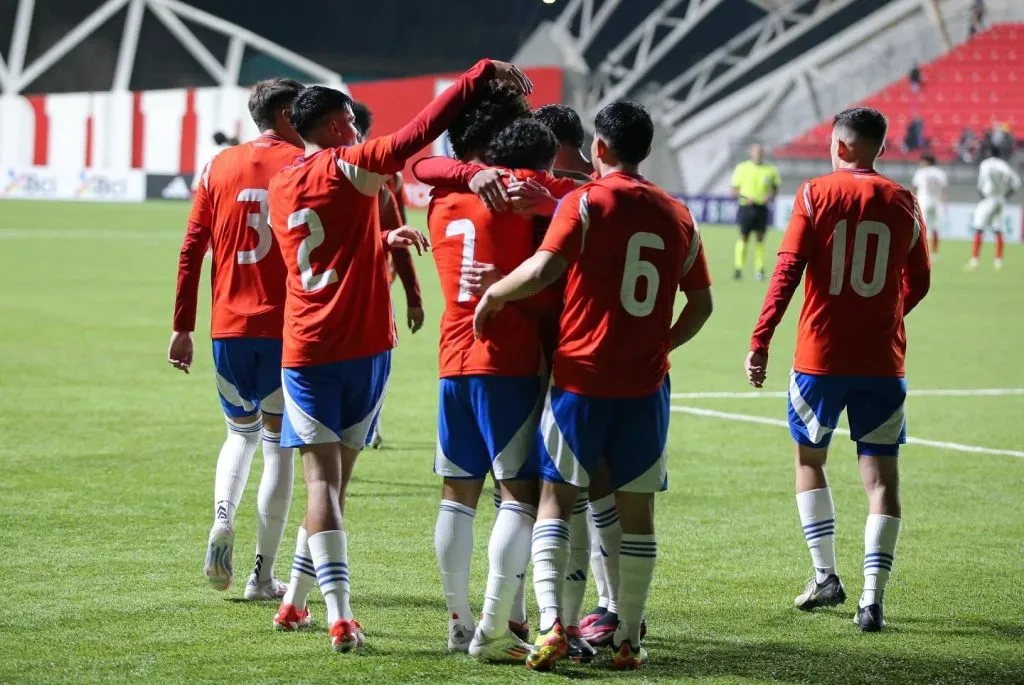 La Selección Chilena Sub-20 en La Calera. (Foto: @LaRoja)