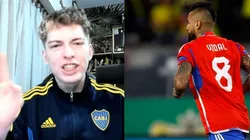 Davoo Xeneize defiende con todo a Arturo Vidal