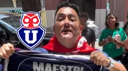 Peruano se reconoce hincha de la U: "Soy azul de pendejo"