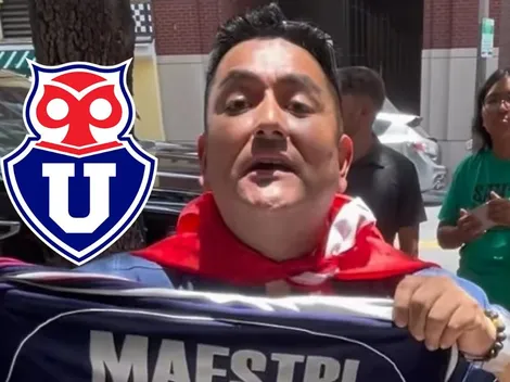 Peruano se reconoce hincha de la U: "Soy azul de pendejo"