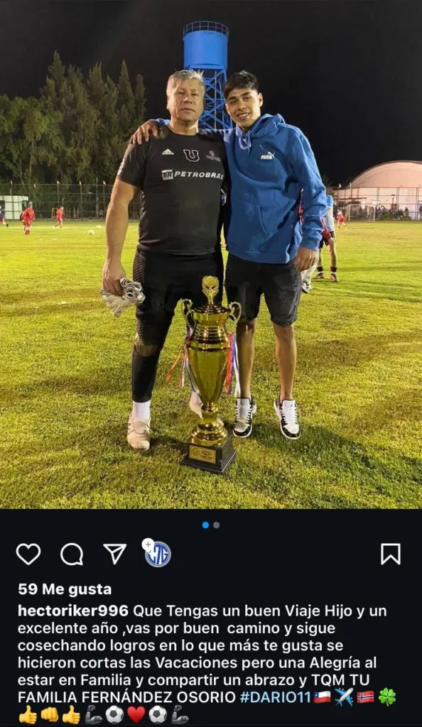 Alguna publicación que Héctor hizo en su cuenta en Instagram (Instagram)