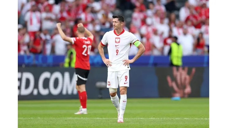 Polonia cayó ante Austria en la Eurocopa 2024. (Foto: Julian Finney/Getty Images)