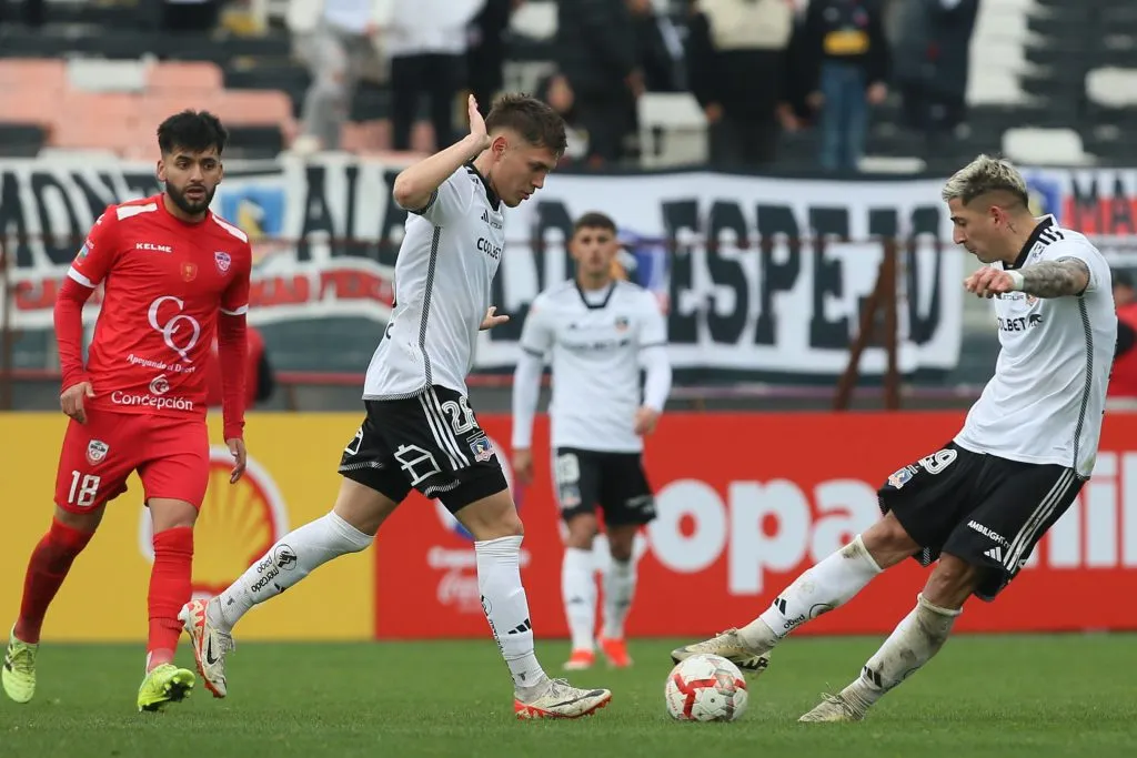 Lucas Soto en el partido de Colo Colo vs Deportes Quillón por Copa Chile. (Foto: Photosport)