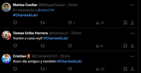 Algunas de las publicaciones de los hinchas de la U (X)