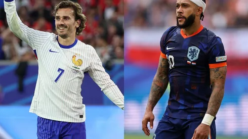 Francia y Países Bajos se disputan el liderato del Grupo D en la Eurocopa 2024. (Foto: Getty Images)