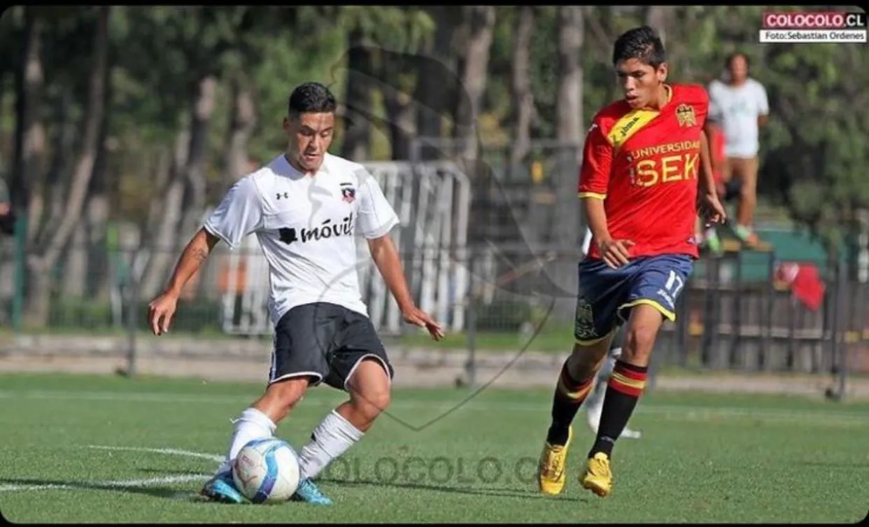 Matías Bravo enfrentando a Carlos Palacios