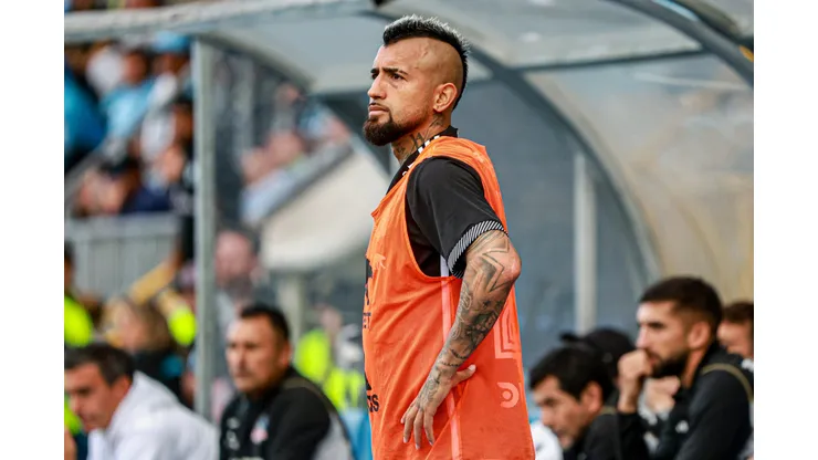 Arturo Vidal habla de su renovación en Colo Colo. (Foto: Keyla Larrea/Photosport)