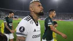 Futbol, Colo Colo vs Alianza Lima. Fase de grupos, Copa Libertadores 2024. El jugador de Colo Colo Arturo Vidal es fotografiado contra Alianza Lima durante el partido de copa libertadores por el grupo A disputado en el estadio Monumental en Santiago, Chile. 23/04/2024 Dragomir Yankovic/Photosport Football, Colo Colo vs Alianza Lima. Group stage, Copa Libertadores 2024. Colo Colo's player Arturo Vidal is pictured against Alianza Lima during the copa libertadores match for group A at the Monumental stadium in Santiago, Chile. 23/04/2024 Dragomir Yankovic/Photosport