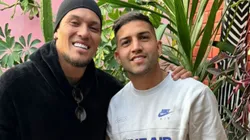 Ignacio Jara le deja buenas vibras a Javier Parraguez en su nuevo desafío en Cobreloa. (Foto: Ignaciojarav10, Instagram)