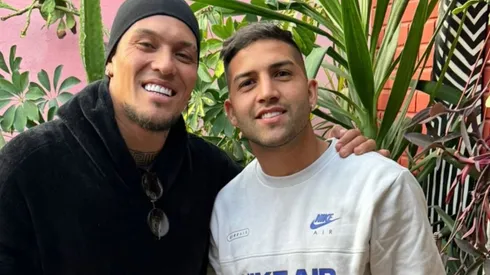 Ignacio Jara le deja buenas vibras a Javier Parraguez en su nuevo desafío en Cobreloa. (Foto: Ignaciojarav10, Instagram)