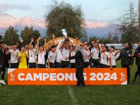Colo Colo Sub 16 se proclamó campeón ante Universidad de Chile