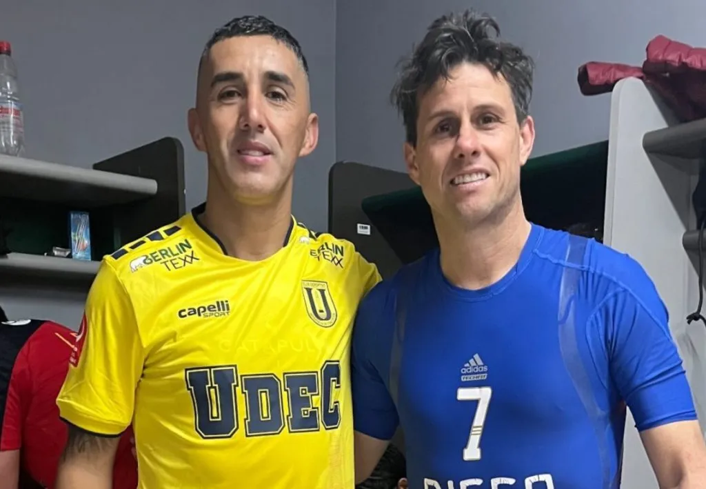 Diego Rivarola se enfrentó a otro ídolo de Universidad de Chile: Osvaldo González.