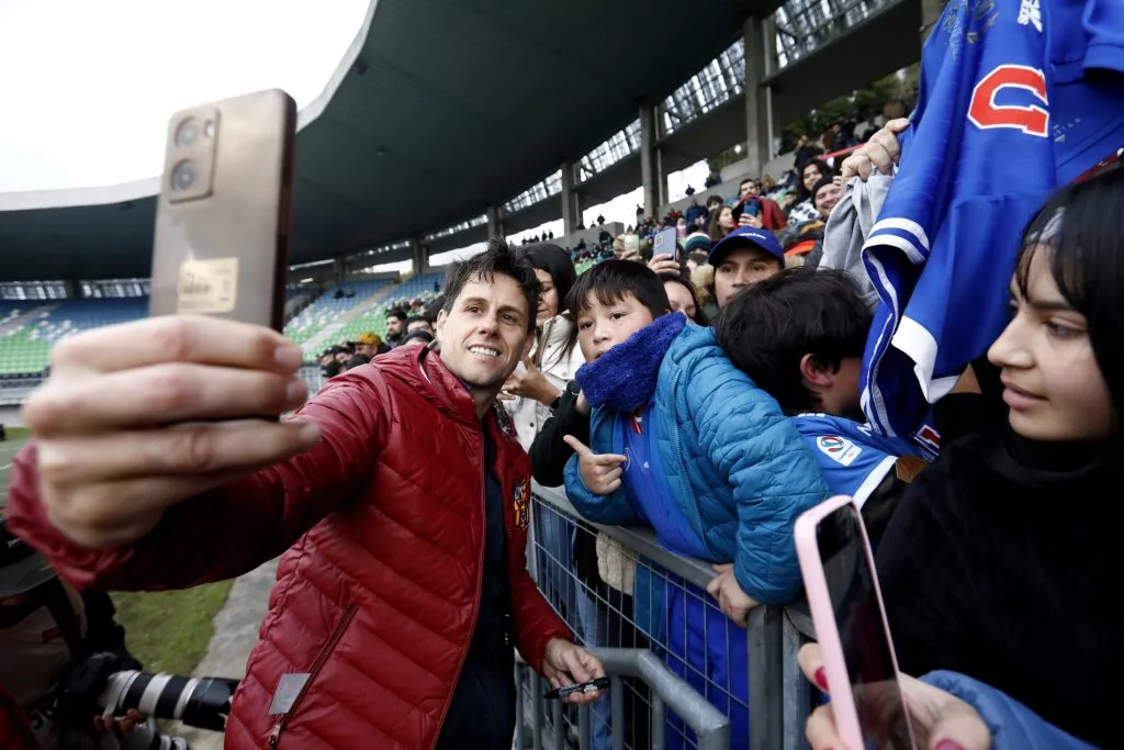 Diego Rivarola generó algarabía entre los hinchas de Universidad de Chile.