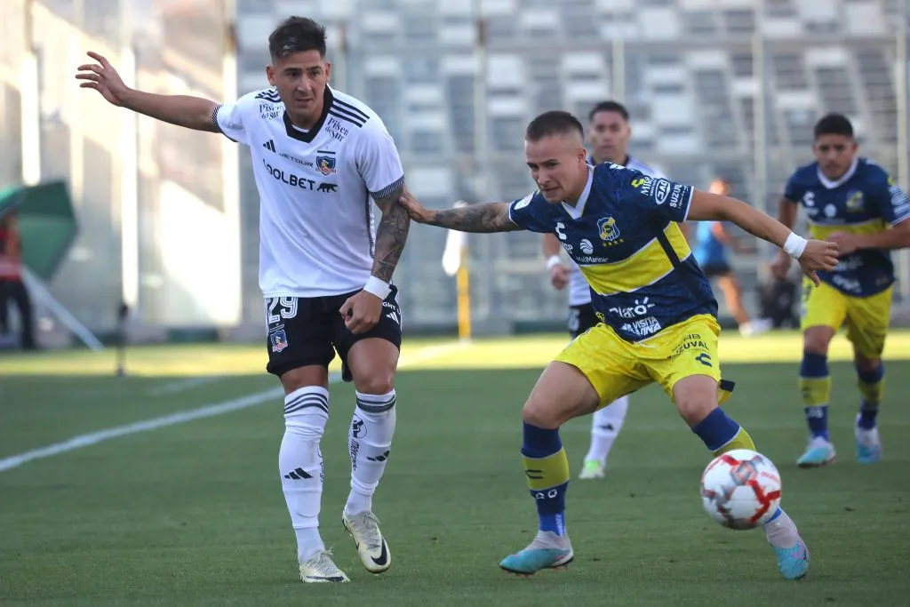 Paiva vistiendo la camiseta de Colo Colo en la primera rueda del Torneo Nacional | FOTO: Javier Salvo/Photosport