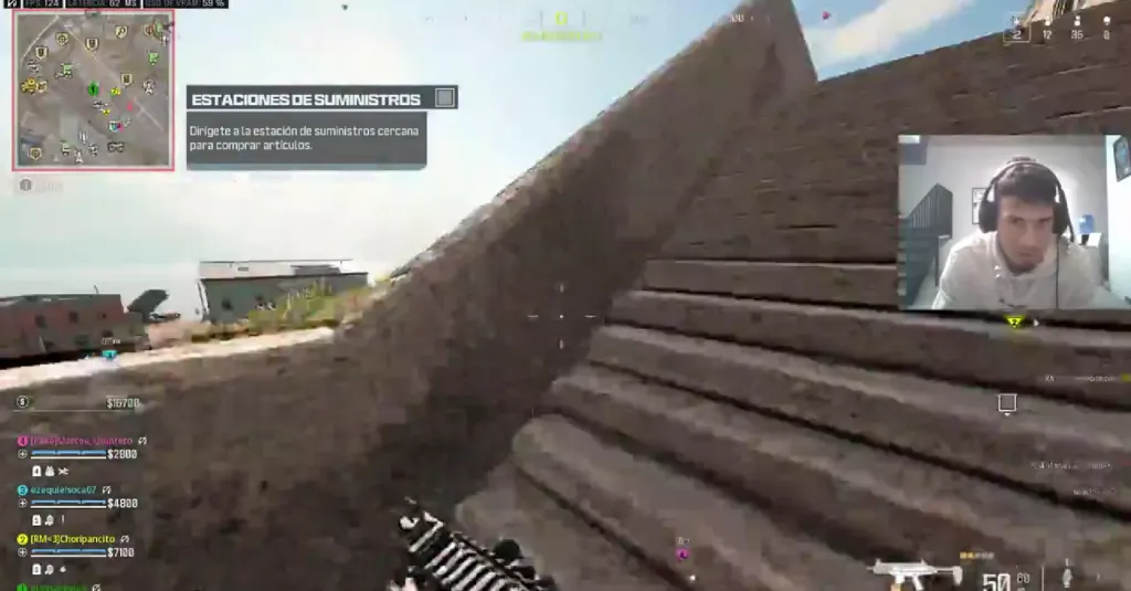 Alan Saldivia jugando Warzone en su Stream | FOTO: Captura