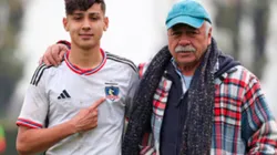 Franco Garrido, promesa de Colo Colo nieto de Carlos Caszely Andres Pina/Photosport