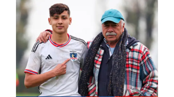 Franco Garrido, promesa de Colo Colo nieto de Carlos Caszely Andres Pina/Photosport