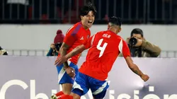 Víctor Dávila fue el autor de los dos goles de La Roja en el primer tiempo