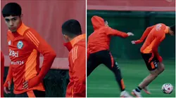 Los seleccionados nacionales protagonizaron un gran momento en el entrenamiento