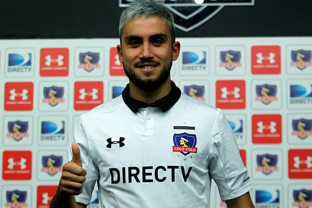 Pedro Morales en su llegada a Colo Colo | Foto: Photosport