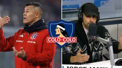 El entrenador de Colo Colo se mosqueó con una pregunta relacionada a Luciano Cabral