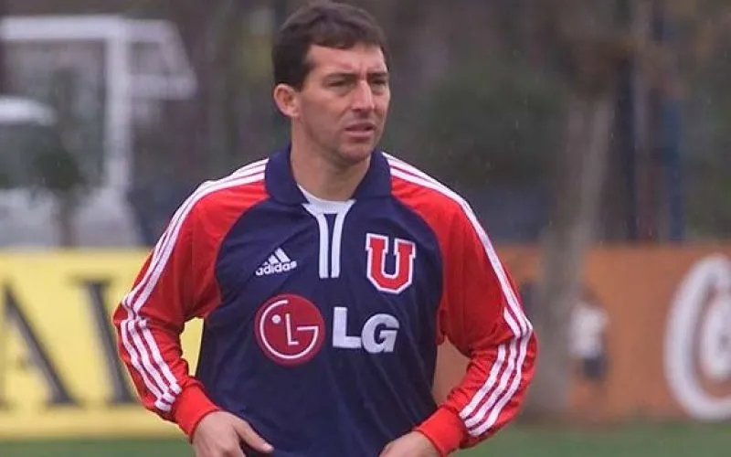 Cristián Mora durante su paso por la U (Archivo)