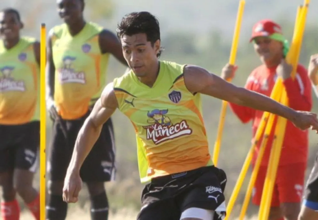 Andrés González en su etapa en Junior de Barranquilla. (Foto: Instagram)