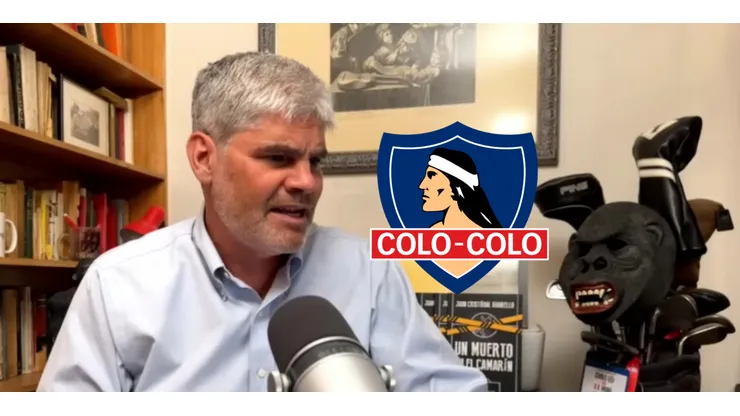 Guarello duro con jugador de Colo Colo.