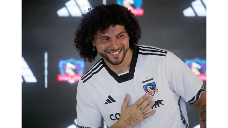 Maxi Falcón, el jugador favorito del hincha colocolino Jonnathan Oyarzun/Photosport