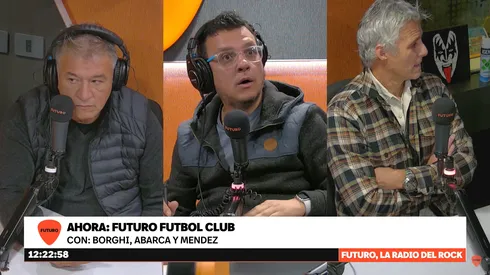 Claudio Borghi se enteró al aire que Junior será el rival de Colo Colo en la Copa Libertadores. (Foto: Radio Futuro)
