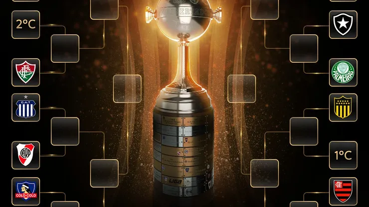 Cuadro final de los octavos de final de la Copa Libertadores