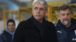 Tiago Nunes se mostró inconforme con el desempeño de Rodrigo Carvajal. (Foto: Photosport)