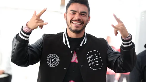 Gabriel Suazo llegó al Estadio Monumental para ver el Colo Colo vs Deportes Copiapó. (Foto: @ColoColo)