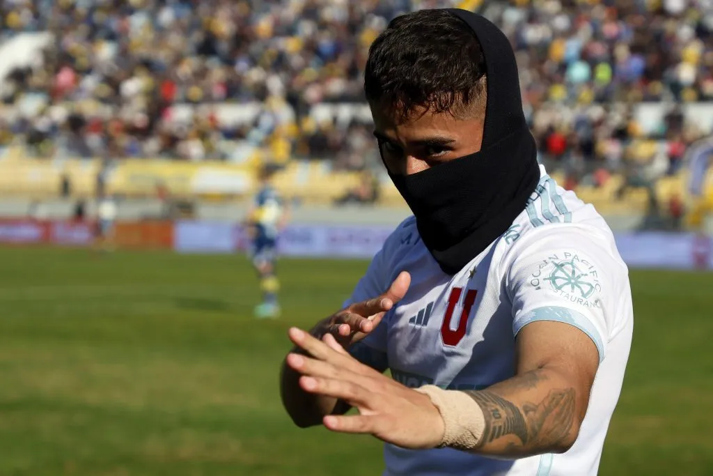 Assadi celebrando su primer gol en la temporada con la U | FOTO: Andres Pina/Photosport