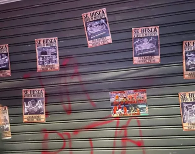 Los hinchas loínos expresan su malestar en Calama | FOTO: Paulo Flores