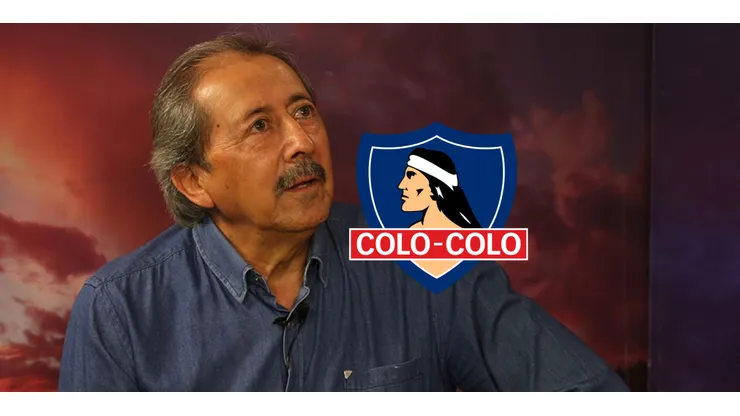 Pollo Véliz ácido con jugador de Colo Colo.