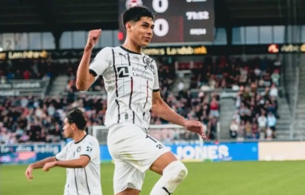 Osorio, anotó el gol del triunfo del Midtjylland (Midtjylland)