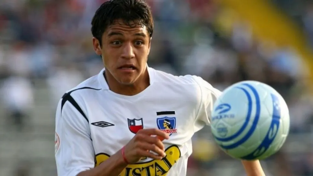 Alexis durante su etapa en Colo Colo.