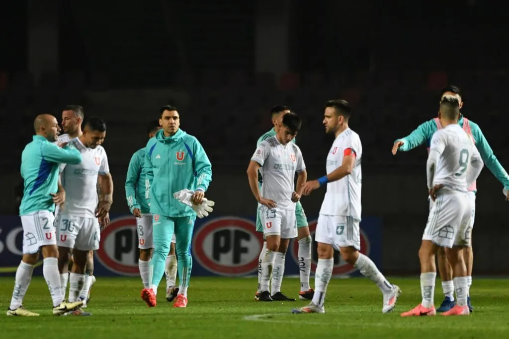 Una dolorosa derrota obtuvo la U ante Audax el domingo pasado (Photosport)