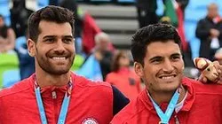 Marco y Esteban Grimalt saltan a la cancha en París.