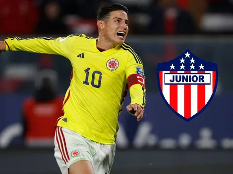 James Rodríguez se aleja del Junior de Barranquilla
