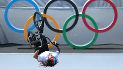 Macarena Pérez competirá en la final del ciclismo BMX Freestyle en París 2024 (Photo by Jamie Squire/Getty Images)