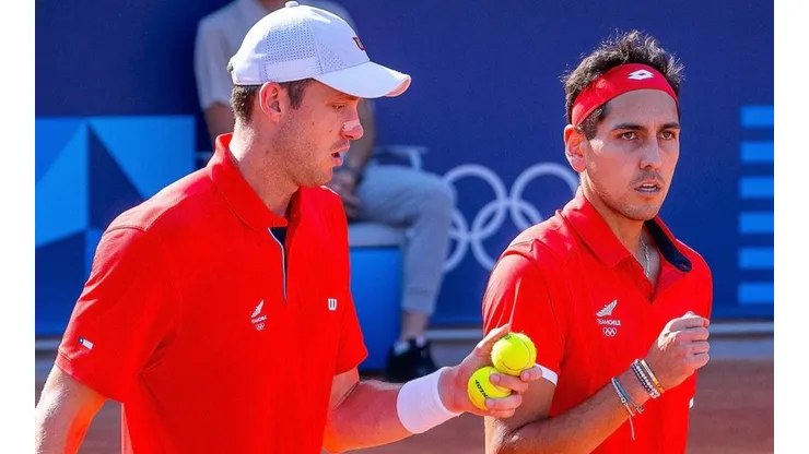 Jarry y Tabilo caen en segunda ronda del dobles masculino de París 2024. (Foto: Team Chile)