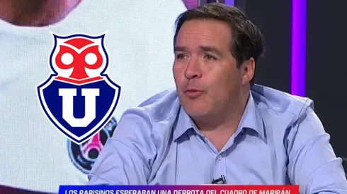 Cristián Caamaño le da en el suelo a este jugador de la U