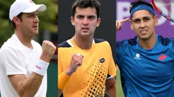 Nicolás Jarry, Tomás Barrios y Alejandro Tabilo debutarán en los Juegos Olímpicos. (Foto: Getty)