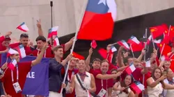 El Team Chile desfiló por el Rio Sena en París 2024