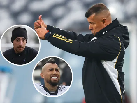 Jorge Almirón da una gran noticia en Colo Colo sobre Javier Correa y Arturo Vidal