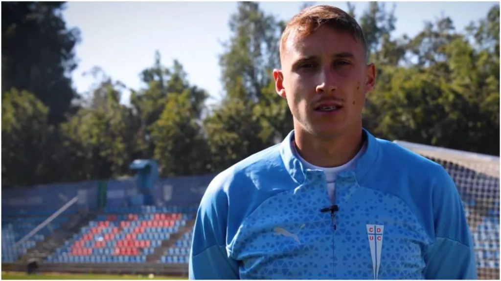 Arancibia fue presentado en la UC | Foto: Captura