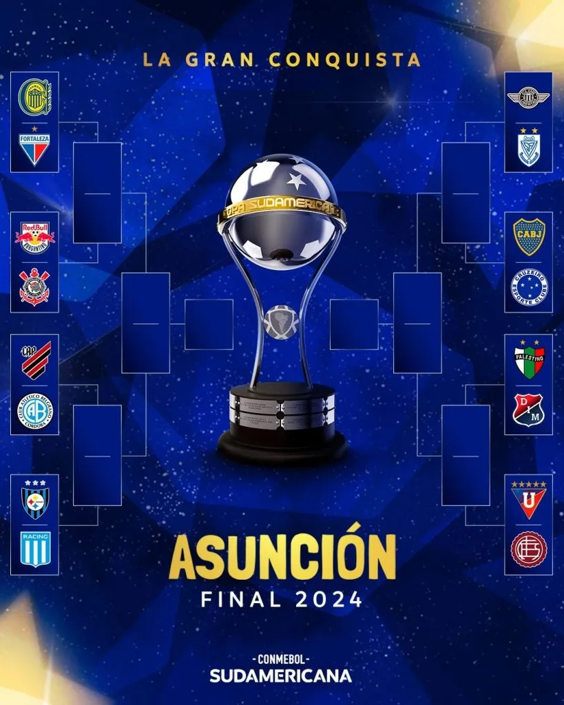 Quedan definidas las llaves de octavos de final de la Copa Sudamericana. (Foto: Conmebol Sudamericana)