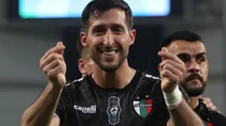 Gonzalo Sosa marcó uno de los tantos de Palestino ante Cuiabá. (Foto: PalestinoSADP)